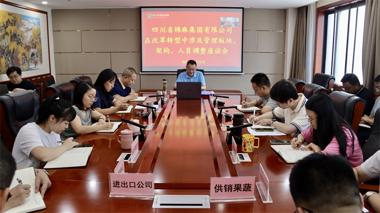 集團(tuán)公司召開在改革轉(zhuǎn)型中涉及管理板塊、架構(gòu)、人員調(diào)整座談會(huì)